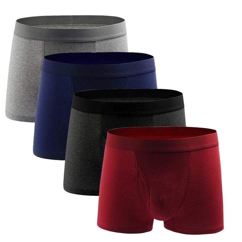 Boxers hommes 4 pièces - Confortables et respirants - Adenbora