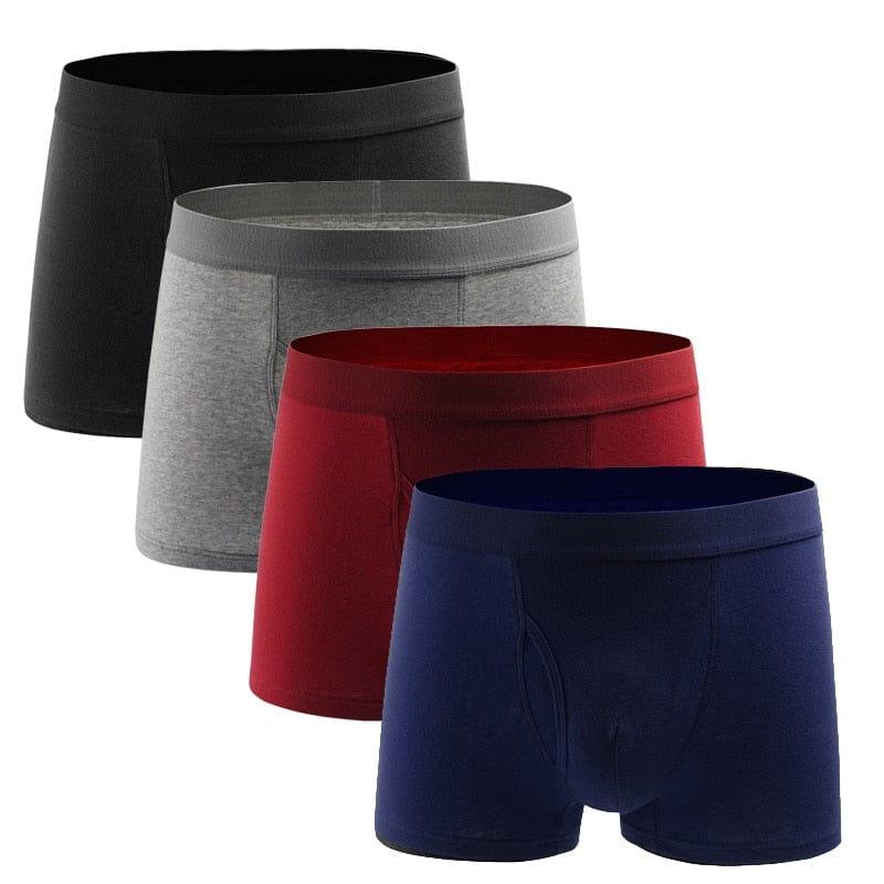 Boxers hommes 4 pièces - Confortables et respirants - Adenbora