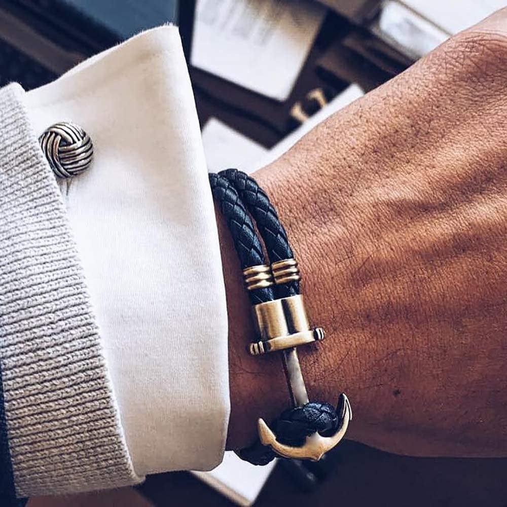 Bracelet avec fil de chaîne de corde, bracelet en métal à la mode - Adenbora