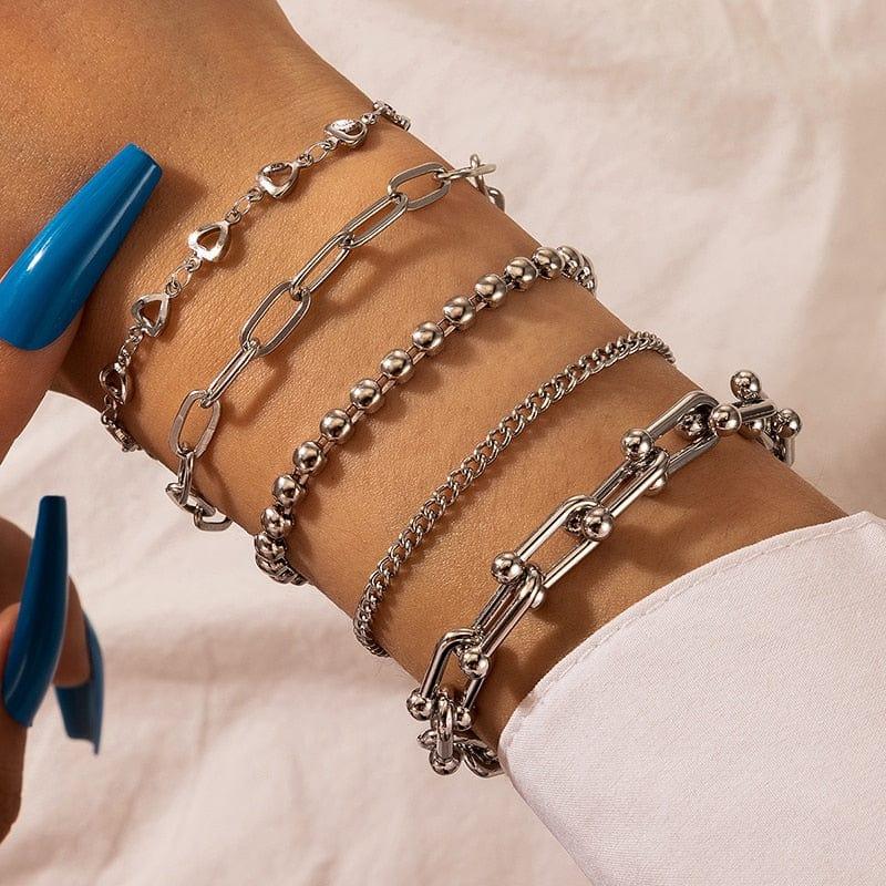 Bracelet Docona 9 Styles en Cristal de Lune - Une Touche Bohème, Vintage et Gothique pour les Filles Amoureuses de la Mode - Adenbora