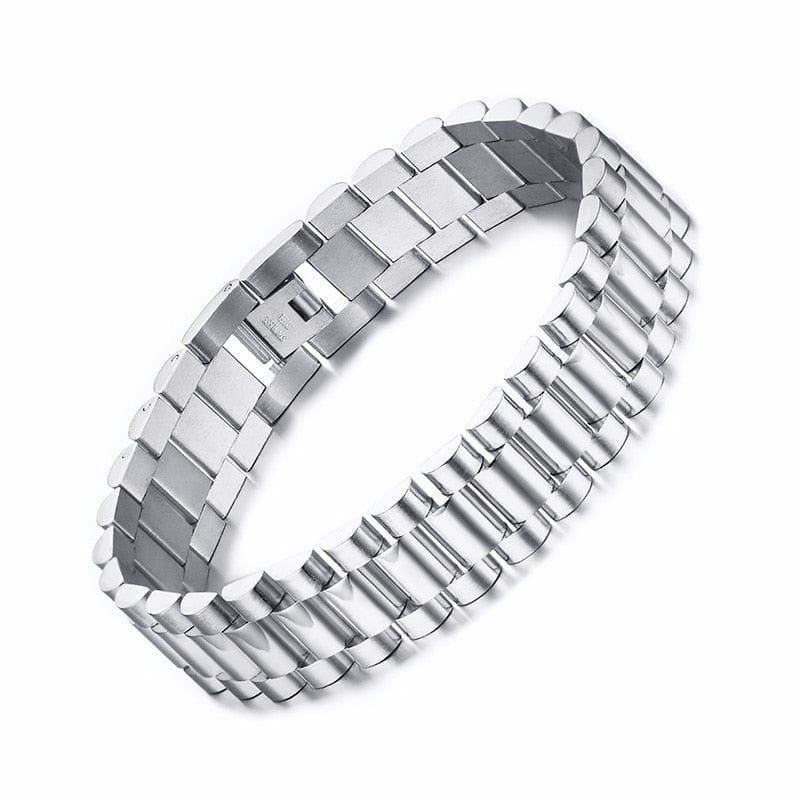 Bracelet en acier inoxydable tendance pour homme - Adenbora