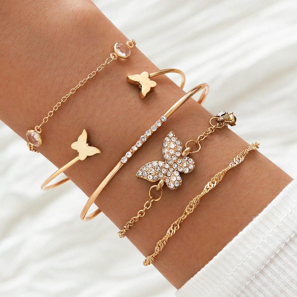 Bracelet Femme Bohème en Strass DIEZI - Un Bracelet Élégant et Tendance pour Toutes les Occasions - Adenbora