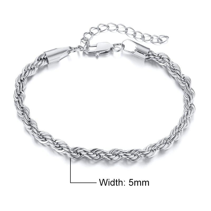 Bracelet Femme Vnox: Chaîne en Acier - Adenbora