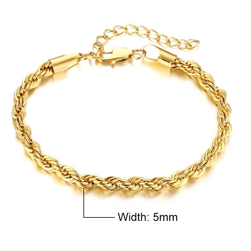 Bracelet Femme Vnox: Chaîne en Acier - Adenbora