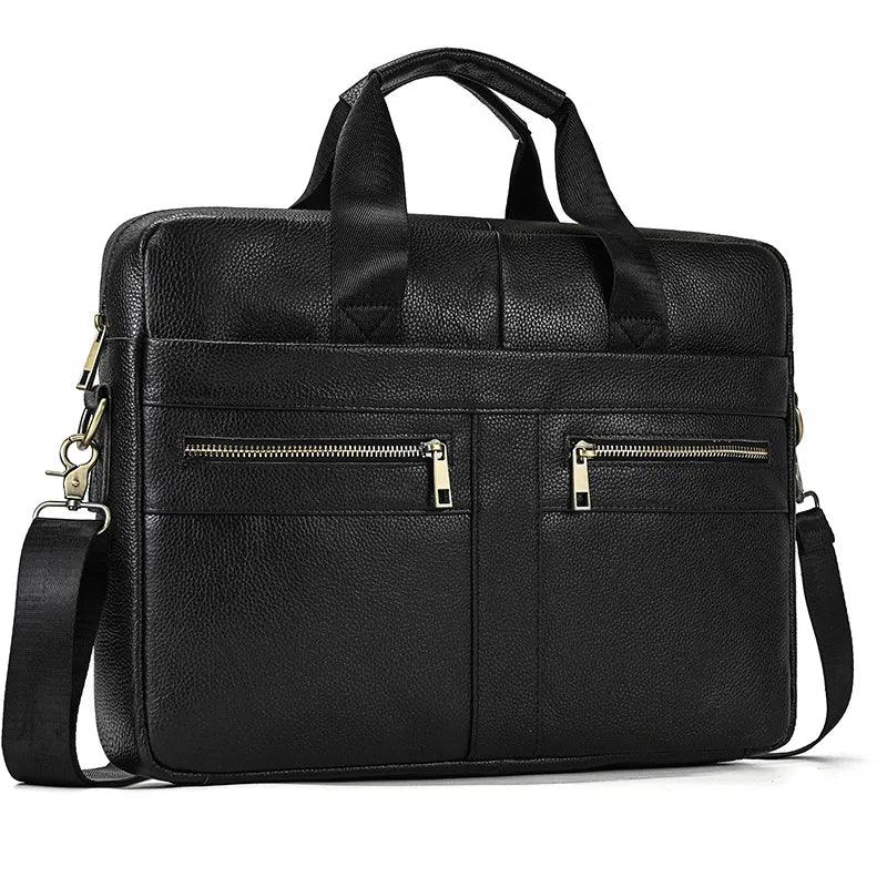 Brand Fashion Designer en cuir Messenger Messager Messager Mentille Men's Business Sacs IPAD Sacs d'ordinateur 2023 Fashion Hot Fashion Hands Mandbag Tote Sac - Adenbora