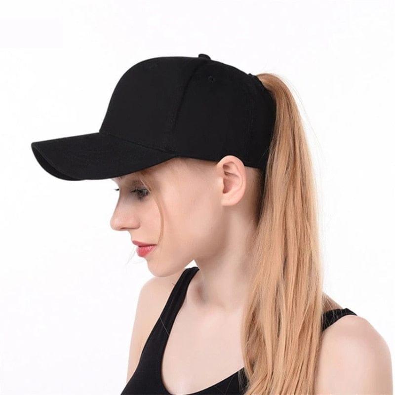 casquette pour femme avec trou pour queue de cheval - Adenbora