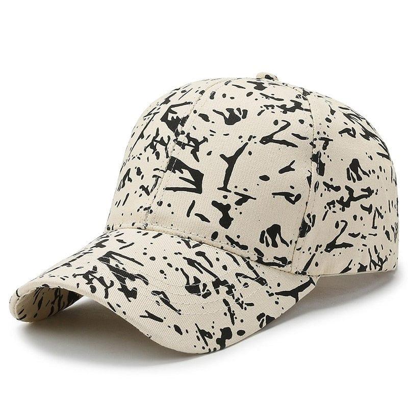 Casquettes Homme Été 2023 Hip Hop Graffiti Jaune - Adenbora