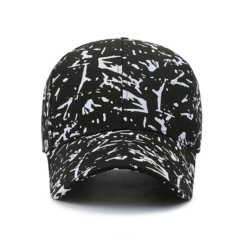 Casquettes Homme Été 2023 Hip Hop Graffiti Jaune - Adenbora