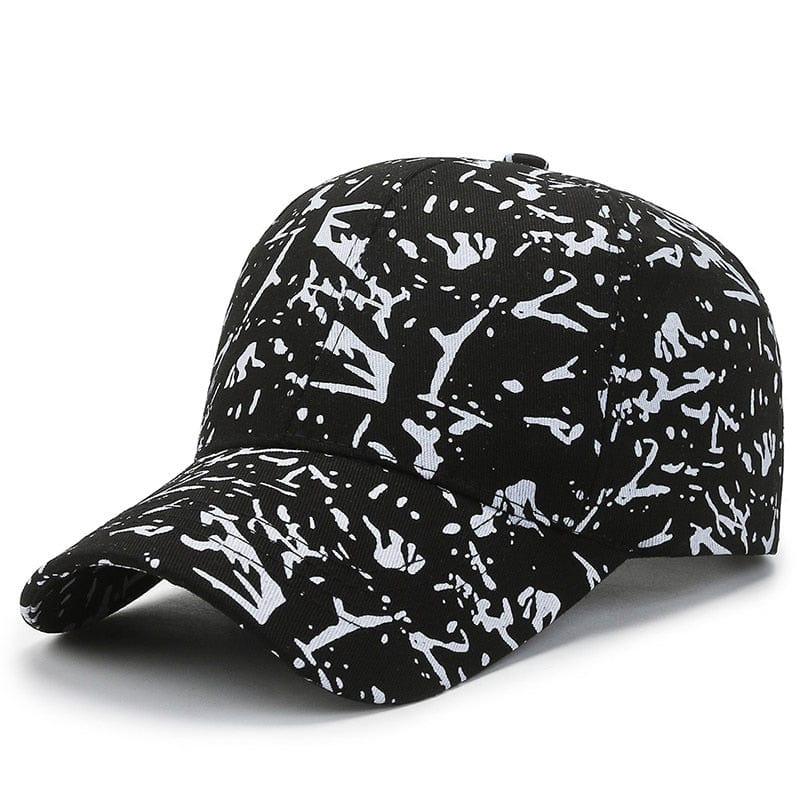 Casquettes Homme Été 2023 Hip Hop Graffiti Jaune - Adenbora