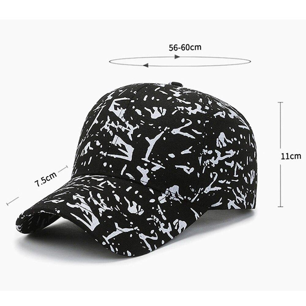 Casquettes Homme Été 2023 Hip Hop Graffiti Jaune - Adenbora