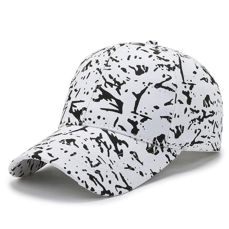 Casquettes Homme Été 2023 Hip Hop Graffiti Jaune - Adenbora