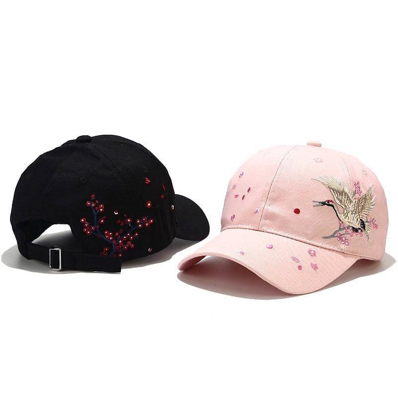 Casquettes pour femme brodée originale en coton - Adenbora