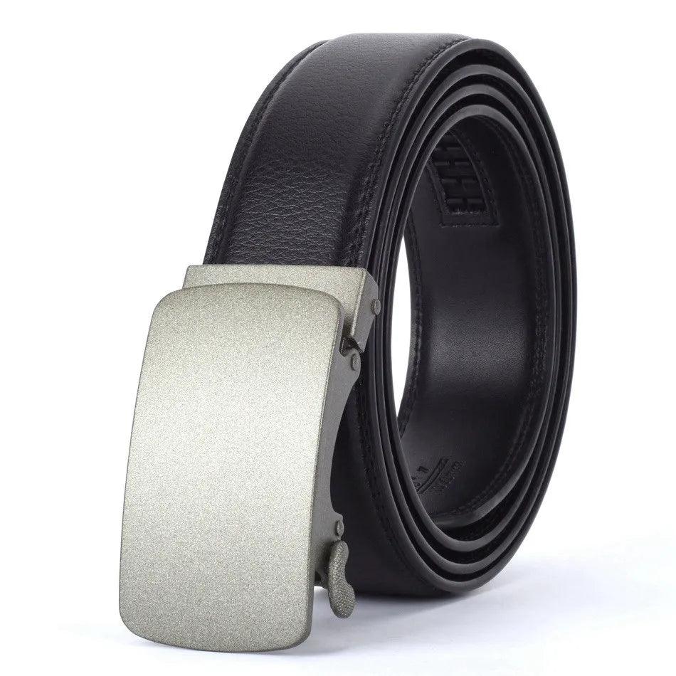 Ceinture Automatique Adenbora: Élégance Cuir de Vache Fashion, Boucle Alliage, Longueurs Variées, Emballage Soigné - Adenbora