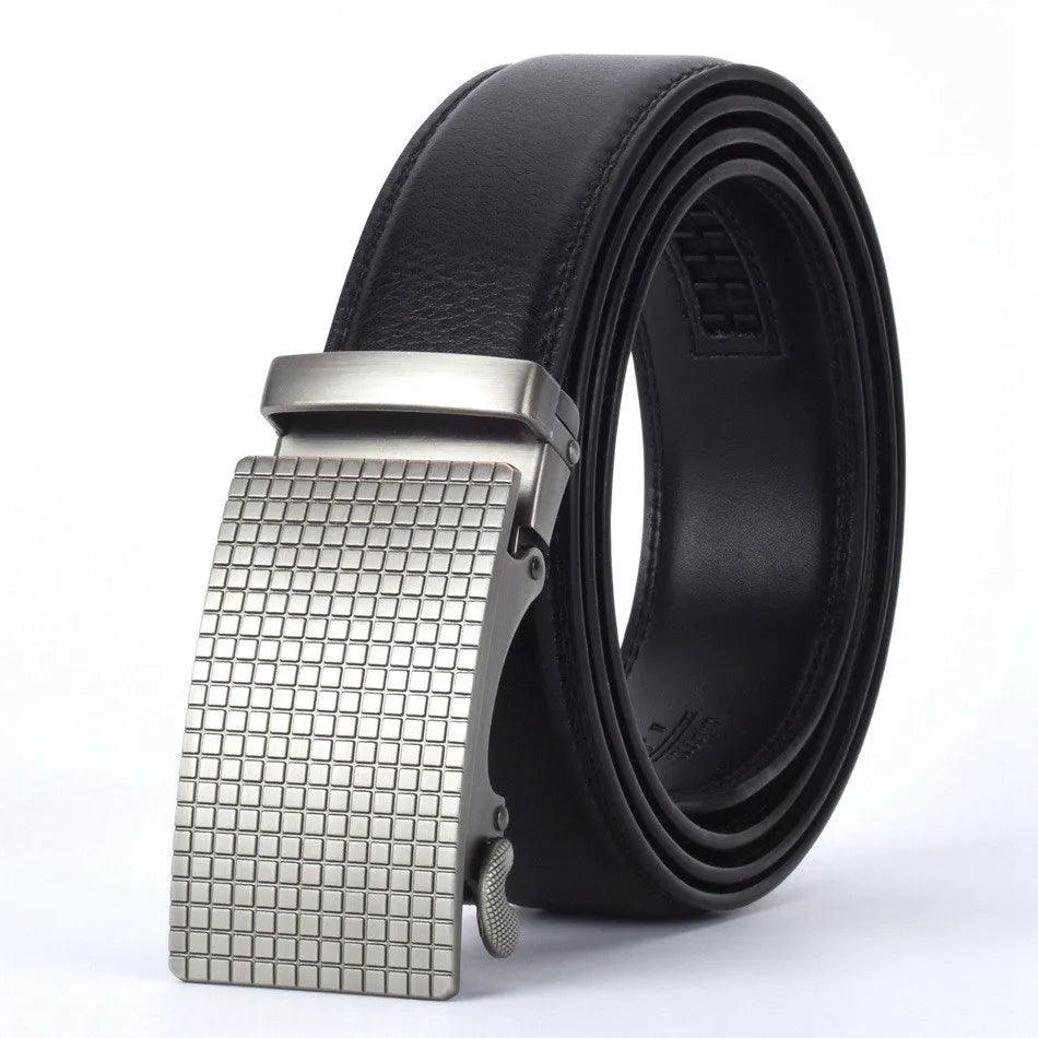 Ceinture Automatique Adenbora: Élégance Cuir de Vache Fashion, Boucle Alliage, Longueurs Variées, Emballage Soigné - Adenbora