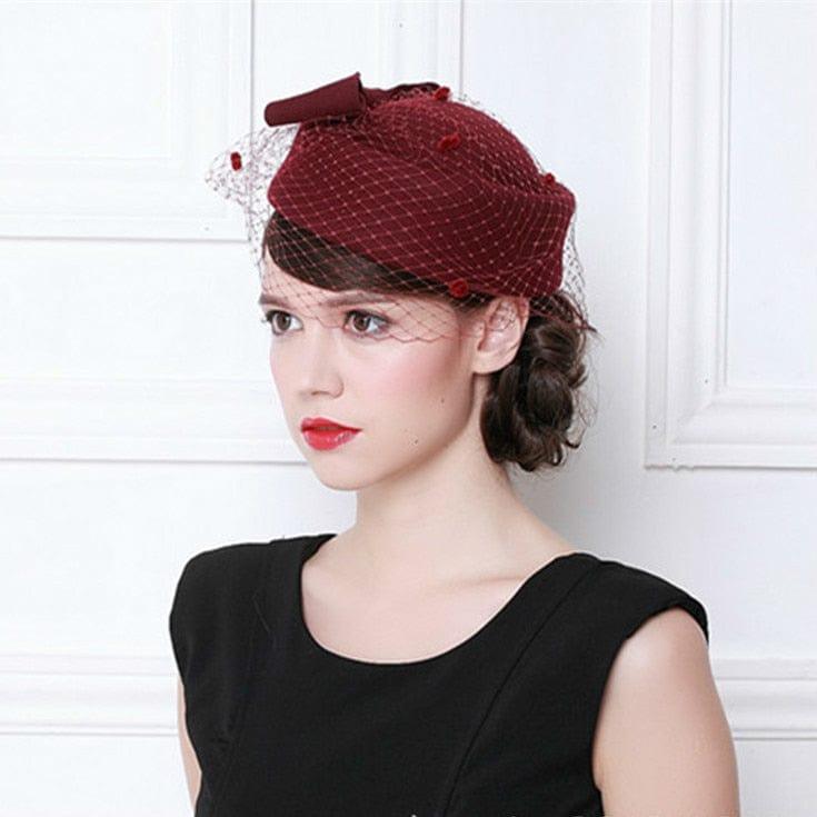 chapeau élégant en laine française pour femme originale - Adenbora