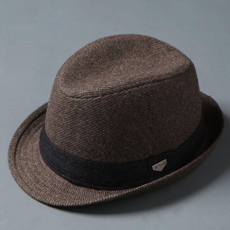 Chapeaux Fedora Homme Larges en Feutre de Laine - Adenbora