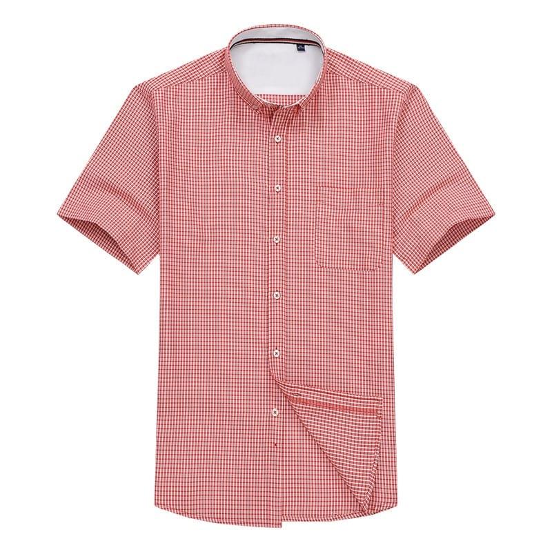 Chemise carreaux homme XL été 2023 coton haut de gamme - Adenbora