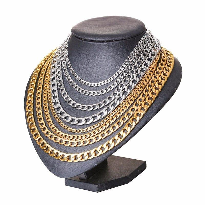 Collier Chaîne en Maille Cliquet pour Homme - Adenbora