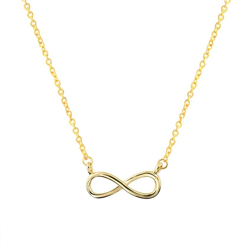 collier Gold Charm Infinity Pendants de HPTOTMG - Bijou Femme Éternel pour une Amitié Intemporelle - Adenbora