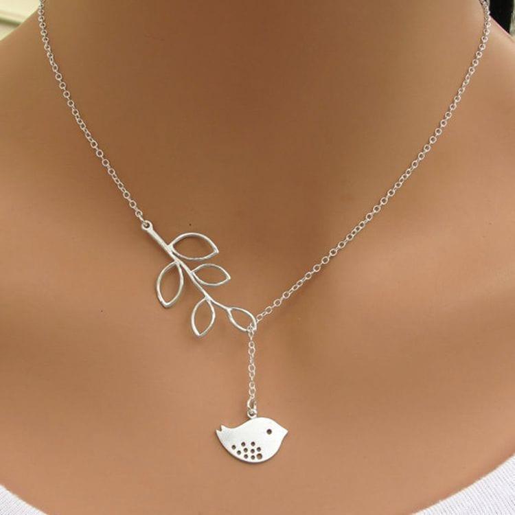 Collier Pendentif Tiny Heart pour Femmes en Argent - Adenbora