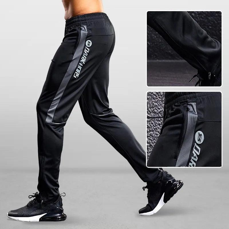 Course Élégante avec le Pantalon de Running Adenbora en Polyester Confortable pour Hommes - Style et Performance! - Adenbora