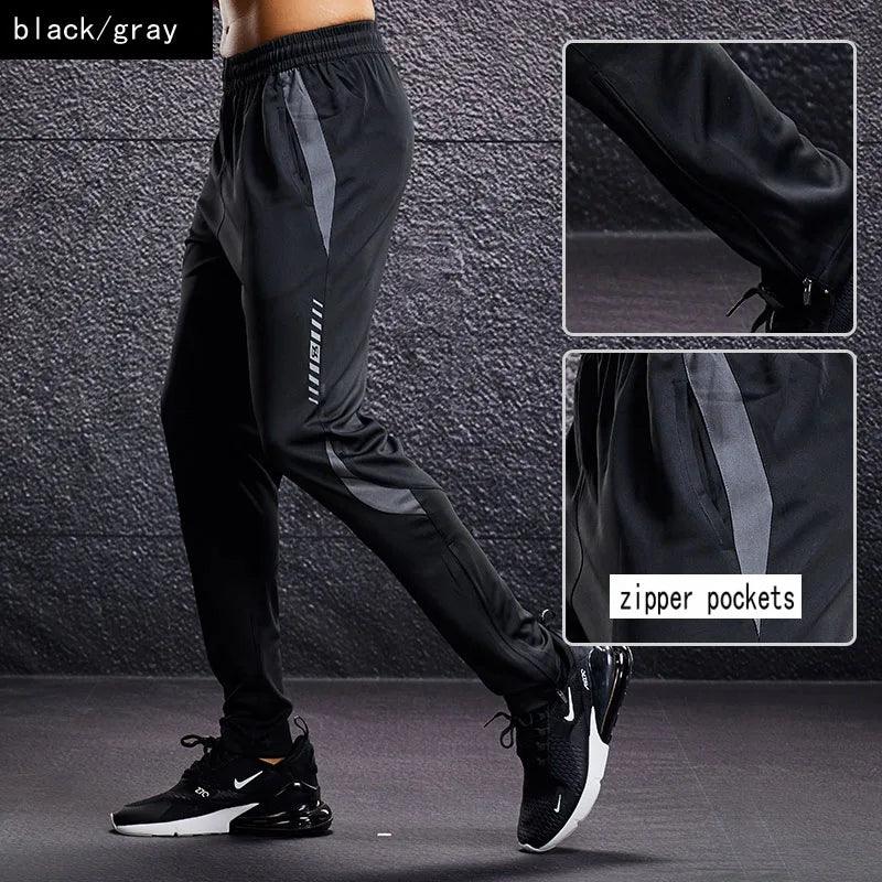 Course Élégante avec le Pantalon de Running Adenbora en Polyester Confortable pour Hommes - Style et Performance! - Adenbora