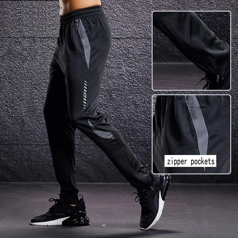 Course Élégante avec le Pantalon de Running Adenbora en Polyester Confortable pour Hommes - Style et Performance! - Adenbora