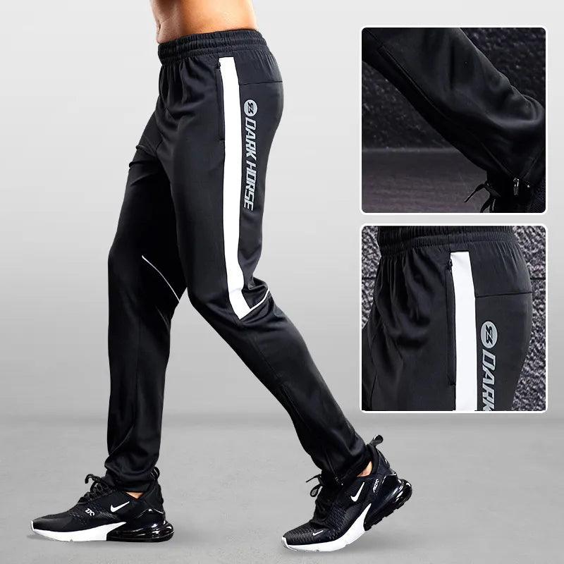 Course Élégante avec le Pantalon de Running Adenbora en Polyester Confortable pour Hommes - Style et Performance! - Adenbora