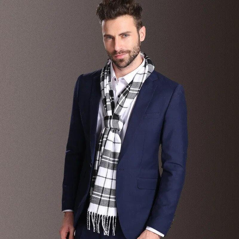 Écharpe Business Plaid homme - Adenbora