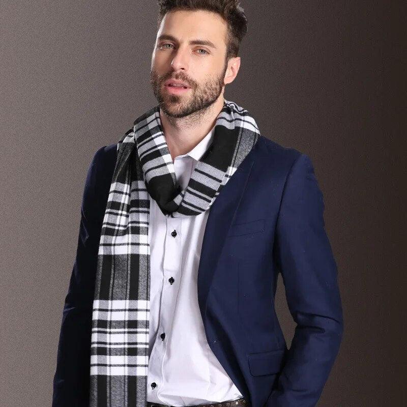 Écharpe Business Plaid homme - Adenbora