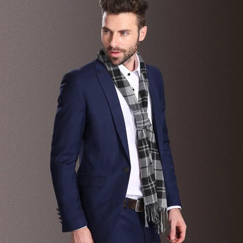 Écharpe Business Plaid homme - Adenbora