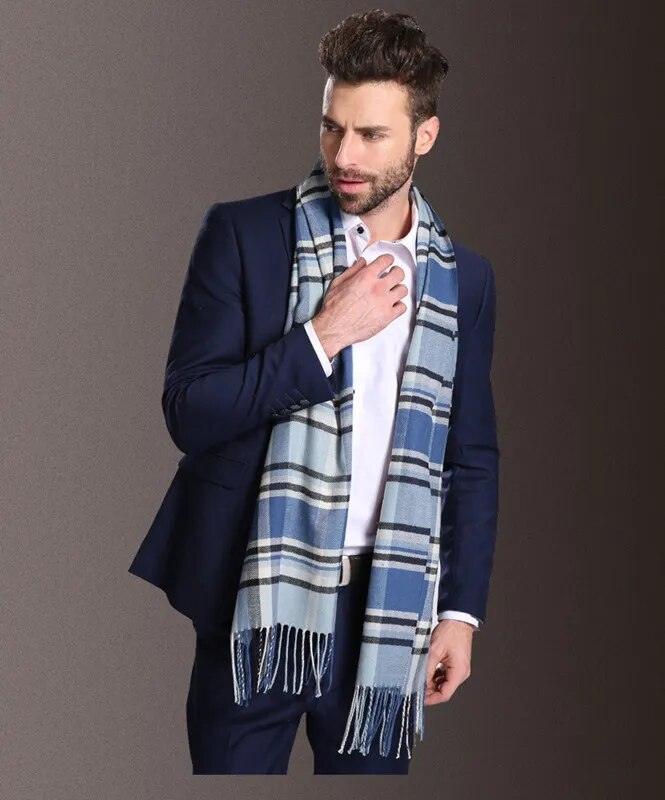 Écharpe Business Plaid homme - Adenbora