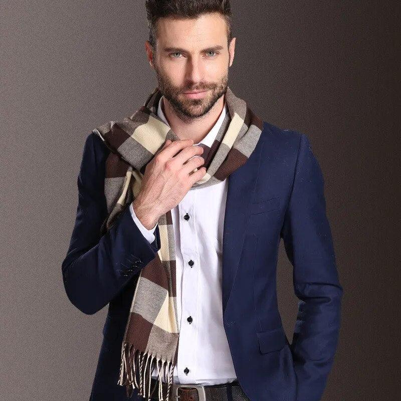 Écharpe Business Plaid homme - Adenbora