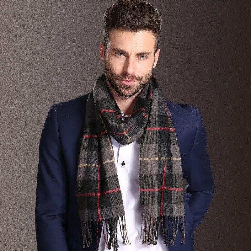 Écharpe Business Plaid homme - Adenbora