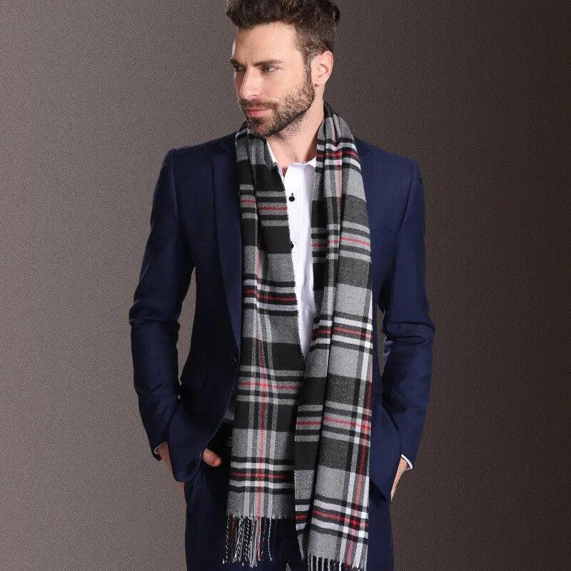 Écharpe Business Plaid homme - Adenbora