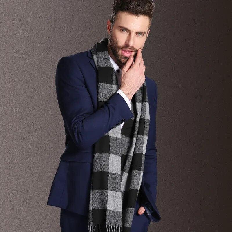 Écharpe Business Plaid homme - Adenbora