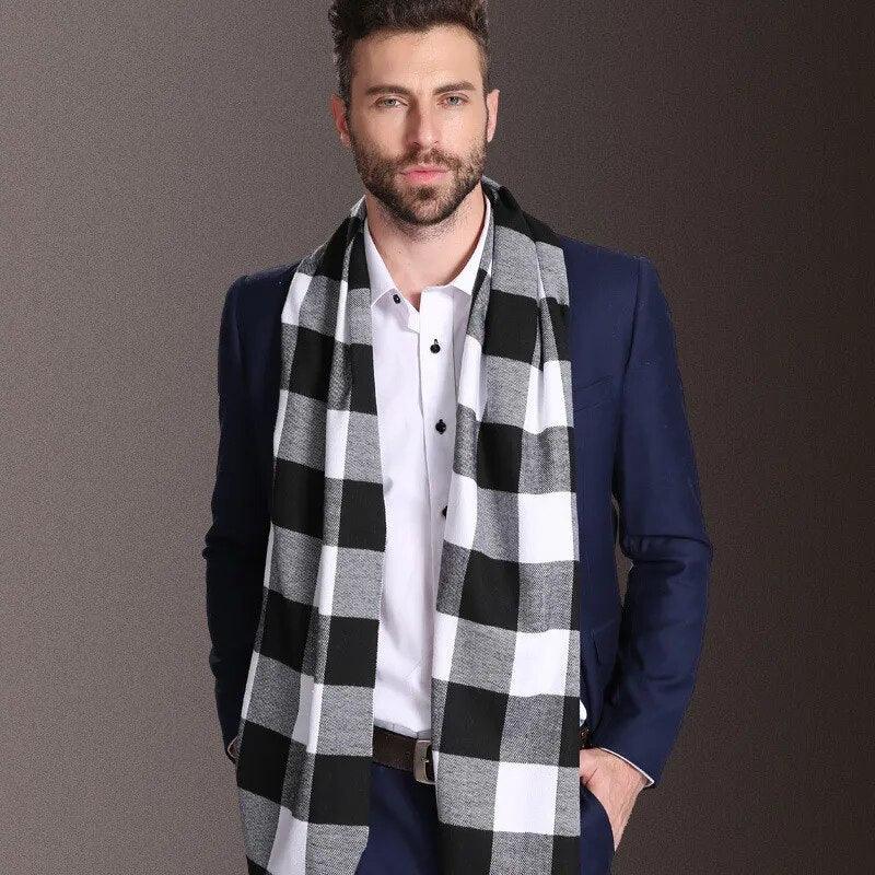 Écharpe Business Plaid homme - Adenbora