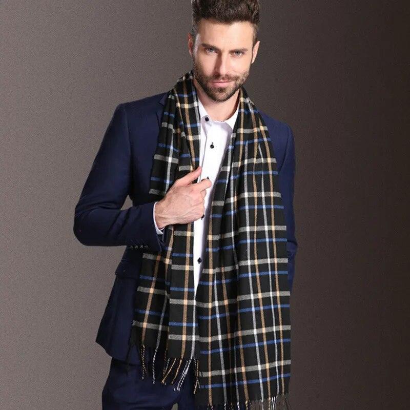 Écharpe Business Plaid homme - Adenbora