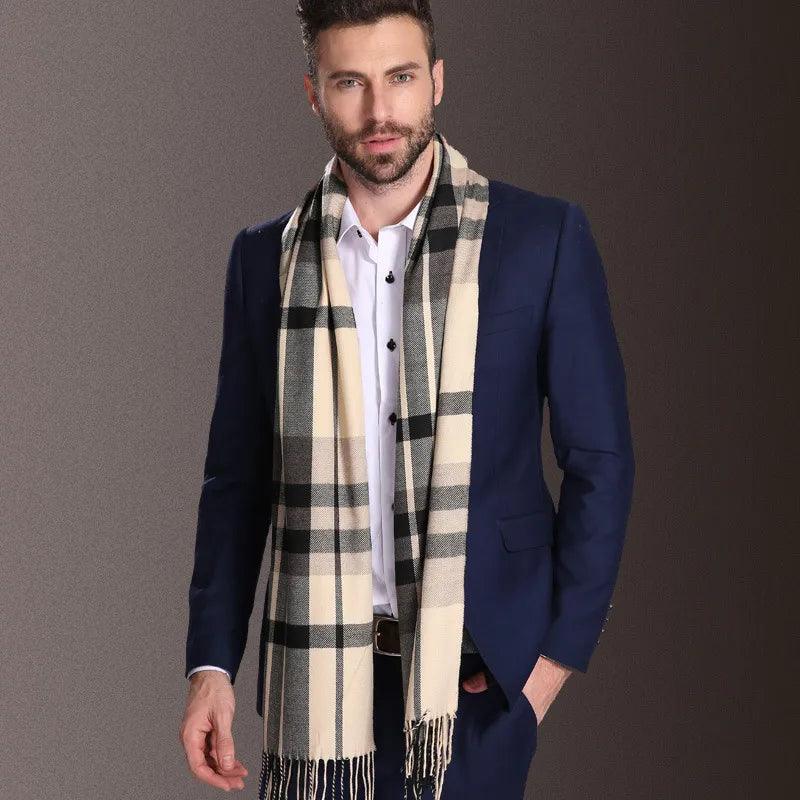 Écharpe Business Plaid homme - Adenbora