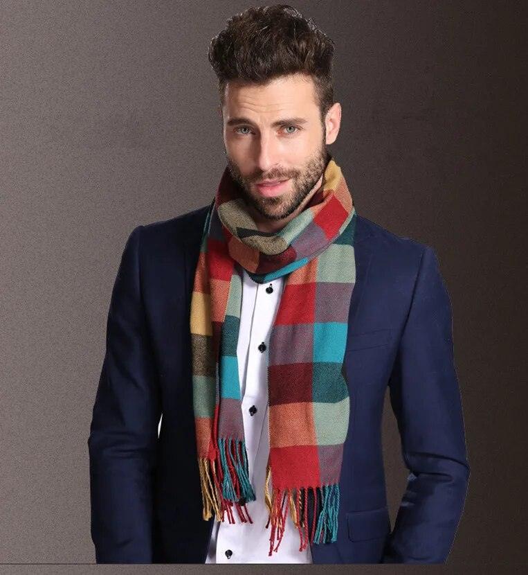 Écharpe Business Plaid homme - Adenbora