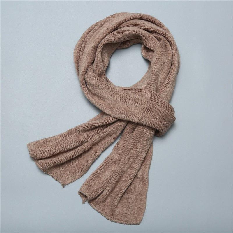 Foulard écharpes fin pour femme style unis - Adenbora