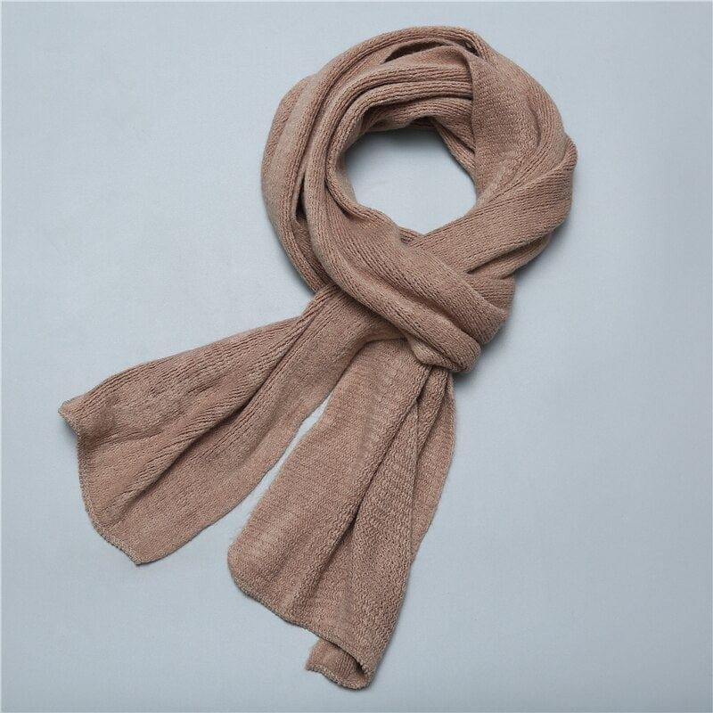 Foulard écharpes fin pour femme style unis - Adenbora