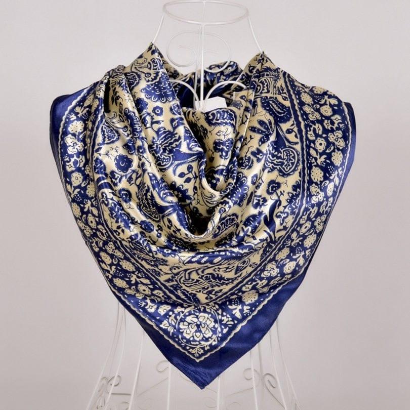 Foulard grande taille pour femme ornés de roses - Adenbora