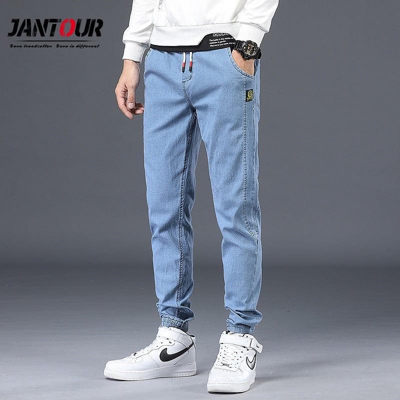 Hommes Jeans Denim Cotton Hip hop style jogger pants - Adenbora