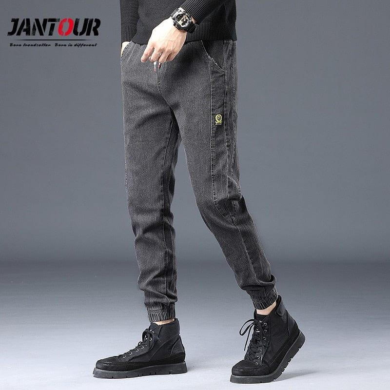 Hommes Jeans Denim Cotton Hip hop style jogger pants - Adenbora