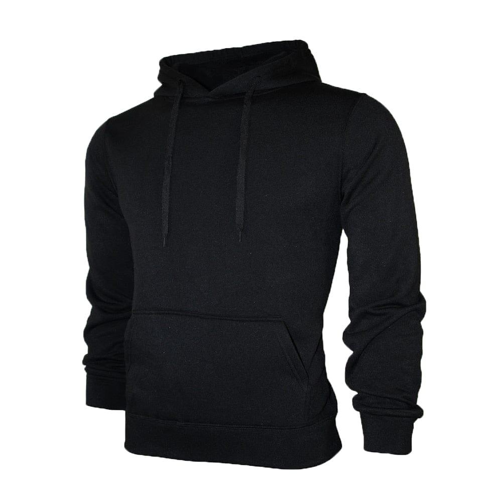 Hoodies Sweats Pull Hommes Sweats Solide Couleur Casual Hommes Sweat À Capuche Sweat Pour Homme - Adenbora