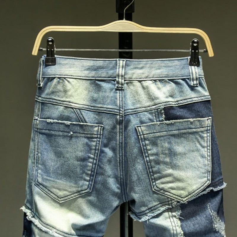 Jeans délaver originale confortable style streetwear - Adenbora