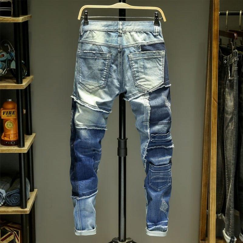 Jeans délaver originale confortable style streetwear - Adenbora