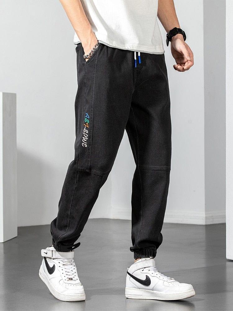 Jeans Streetwear Hommes Jogger Denim Bag - Adenbora