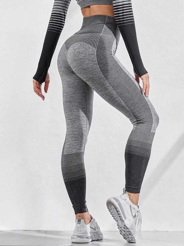 Leggings imprimés à taille haute et effet liftant pour femme - Adenbora